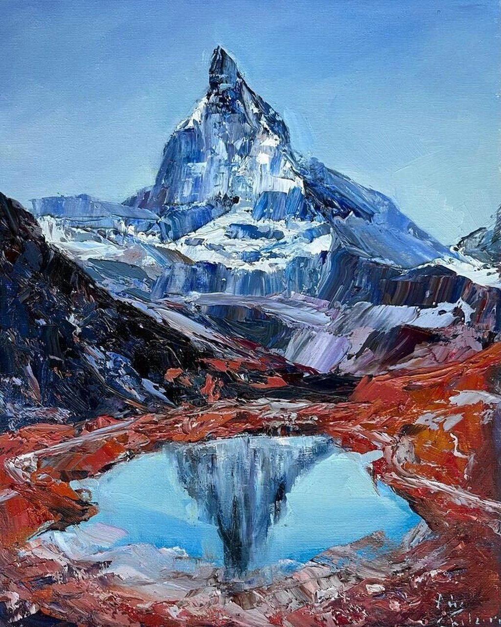 油画/艺术家artbyanastasiia风景画作品欣赏  走进油画的艺术世界,让