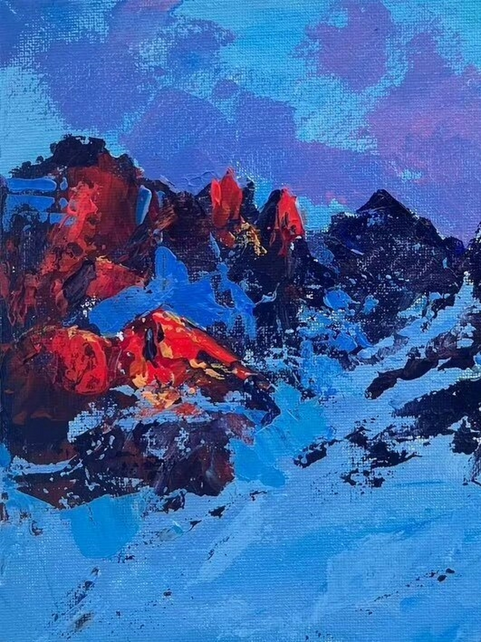 油画/艺术家artbyanastasiia风景画作品欣赏  走进油画的艺术世界,让