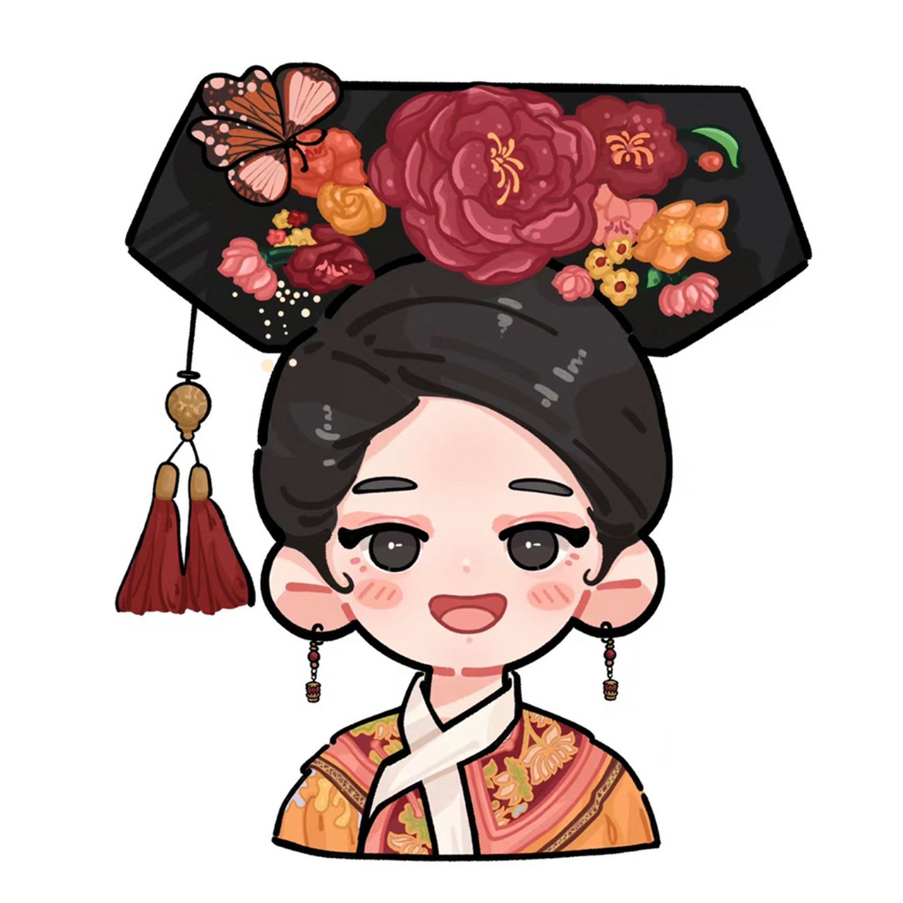 甄嬛传q版动漫头像 11年的那场雪造就了甄嬛传的传奇,至今都是大家