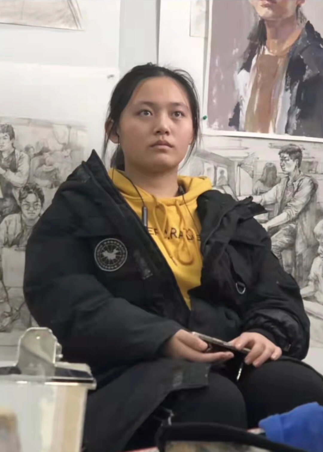 半身像素描色彩照片素材