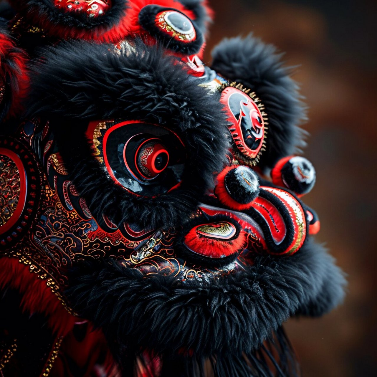 醒狮印象关公狮  国风醒狮