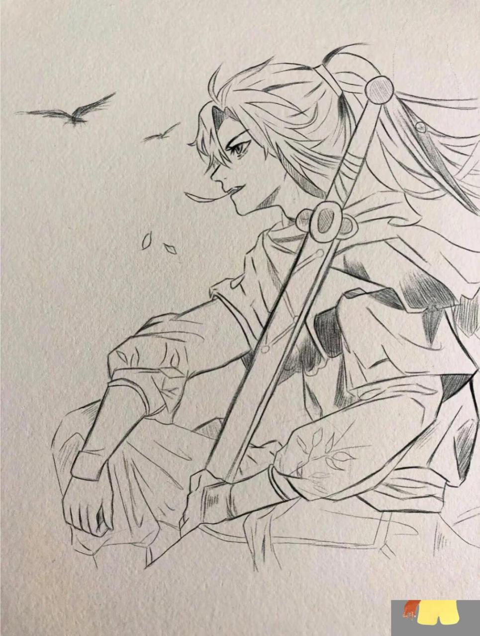 既然无缘何须誓言 李逍遥绘画过程