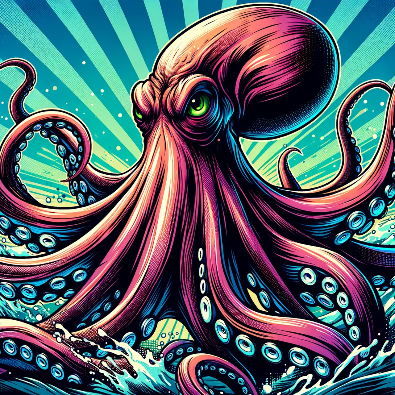 章鱼这样的海洋生物