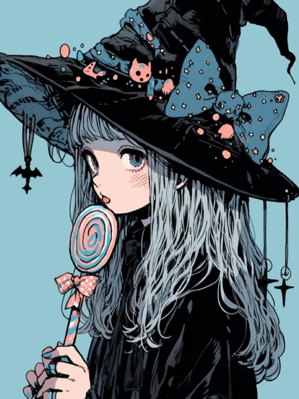 女巫也爱偷偷吃糖  手绘爱好是一种充满创造性和乐趣的活动.