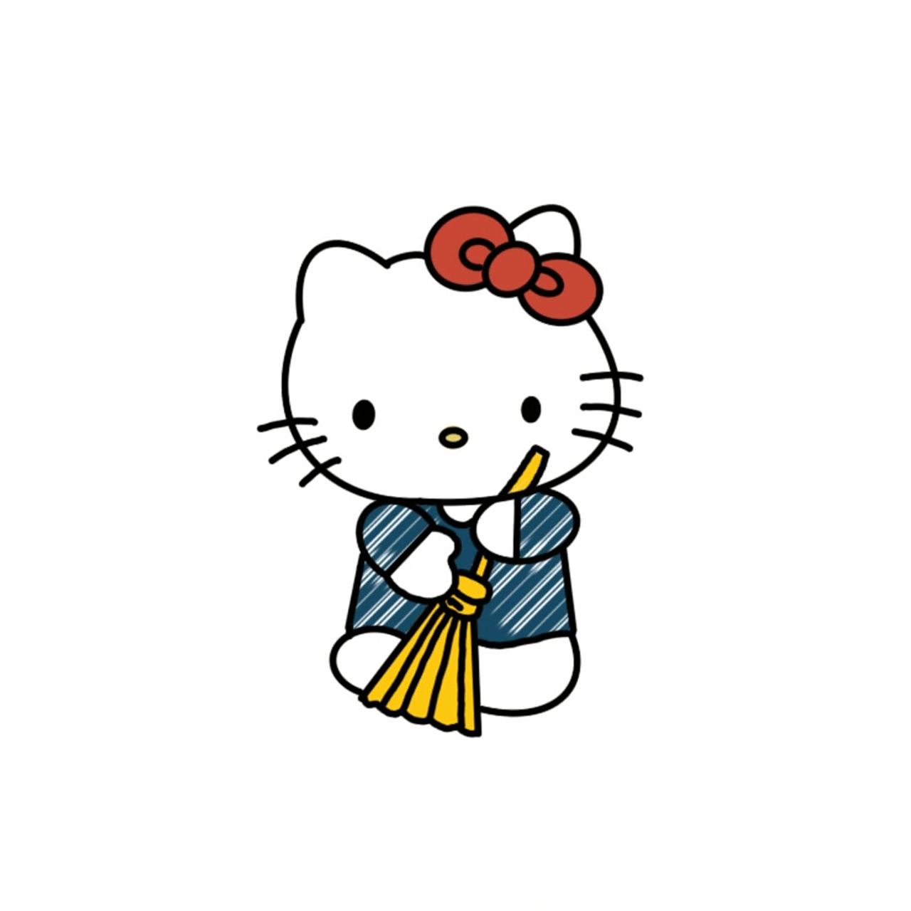 hello kitty头像  姐妹款哦