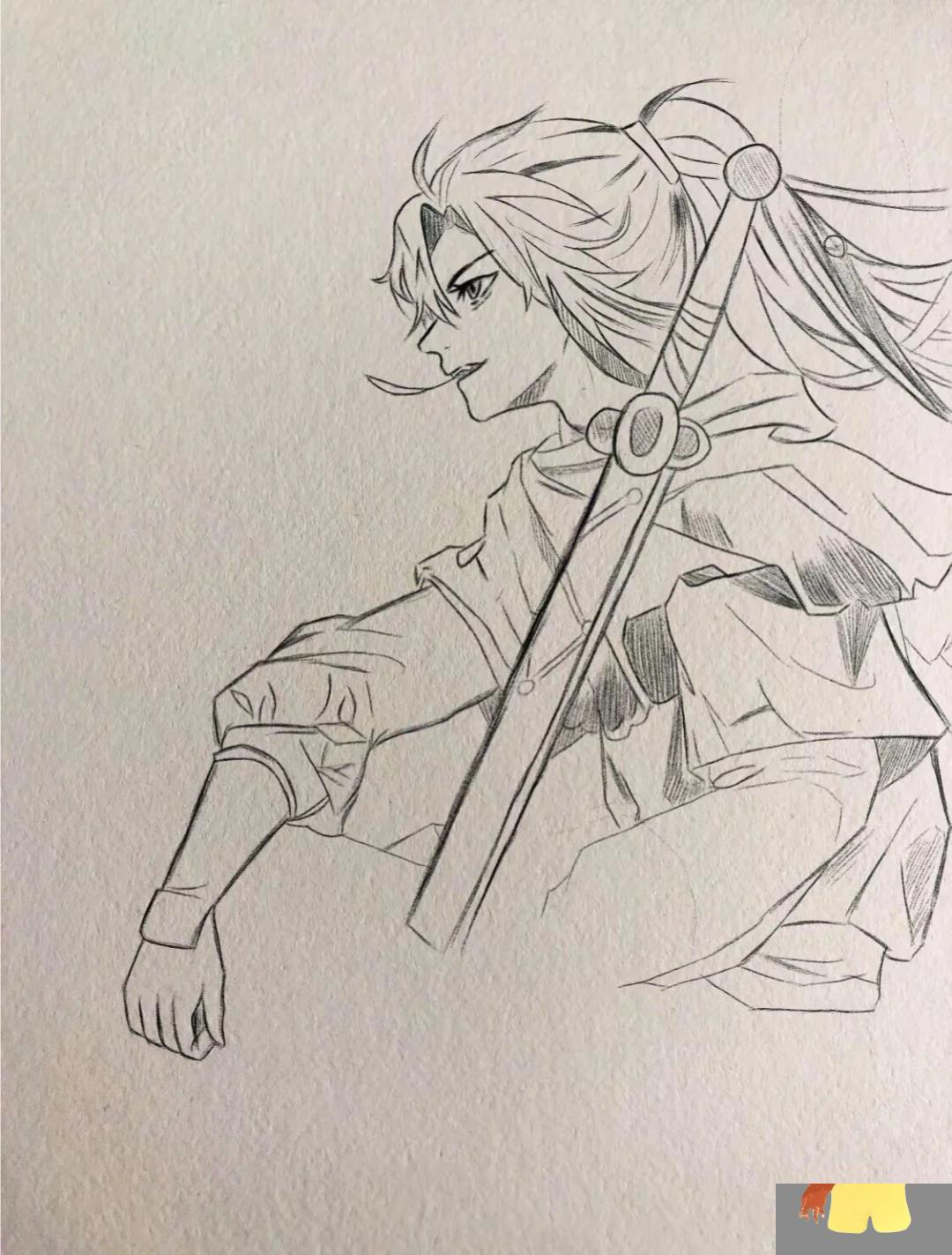 既然无缘何须誓言 李逍遥绘画过程