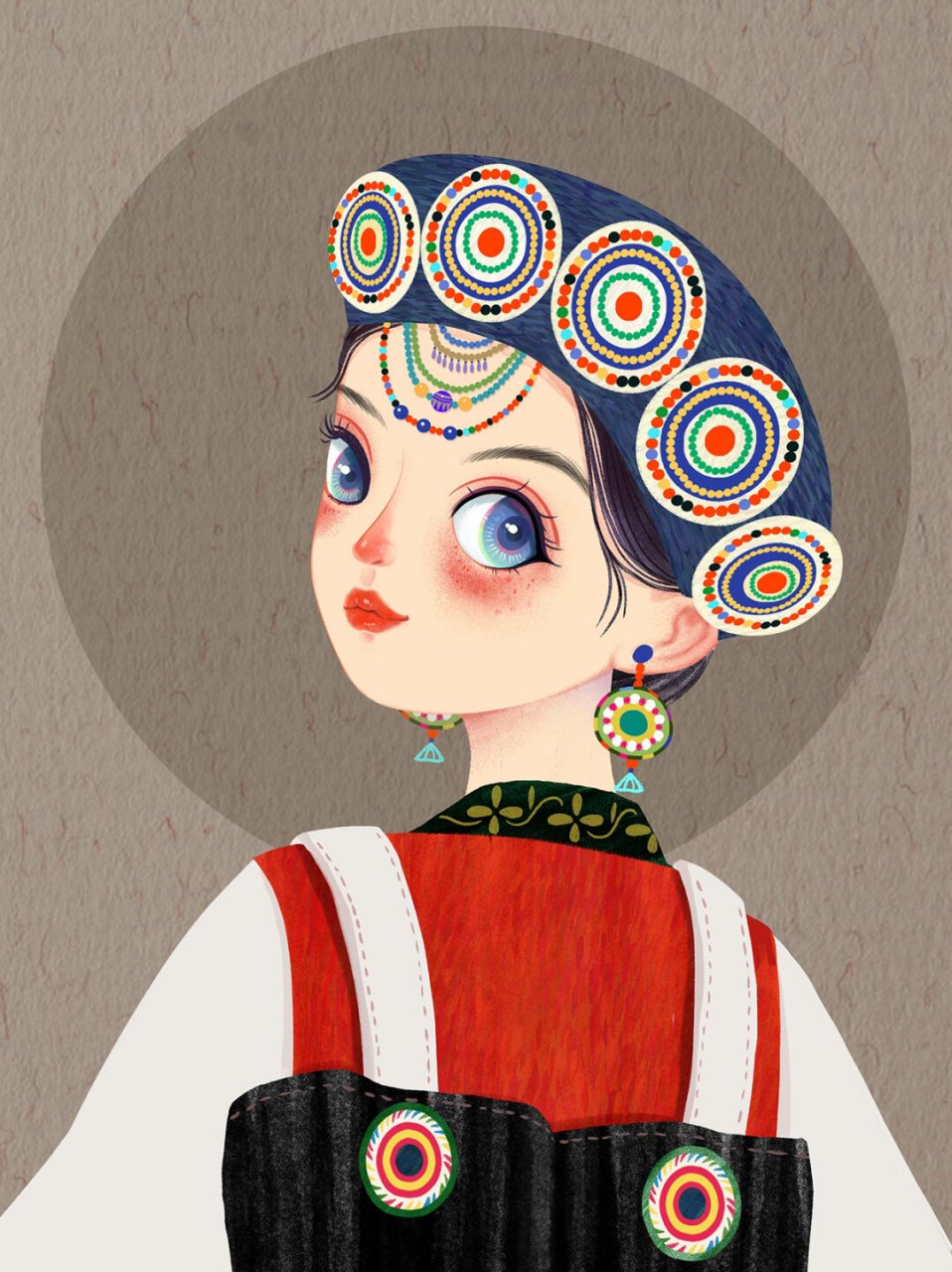 挑战打卡56个民族头像  深入探索纳西族的文艺,仿佛打开了一扇通往