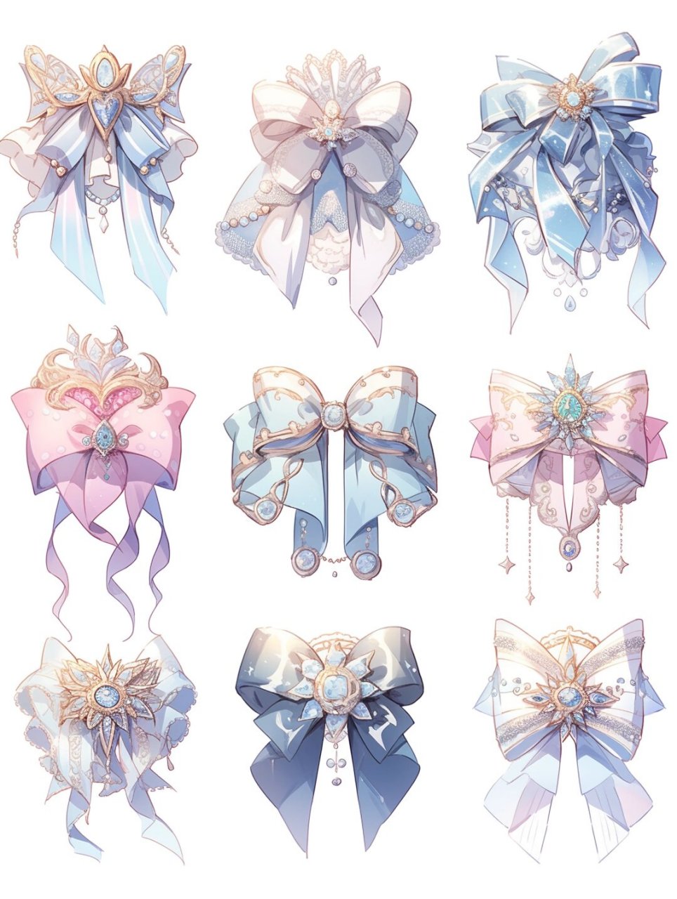 蝴蝶结素材  蝴蝶结素材来啦!