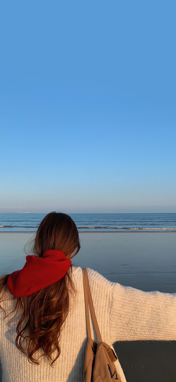 不露脸背影氛围感女生手机壁纸 676767 茫茫人海,总会有那么一