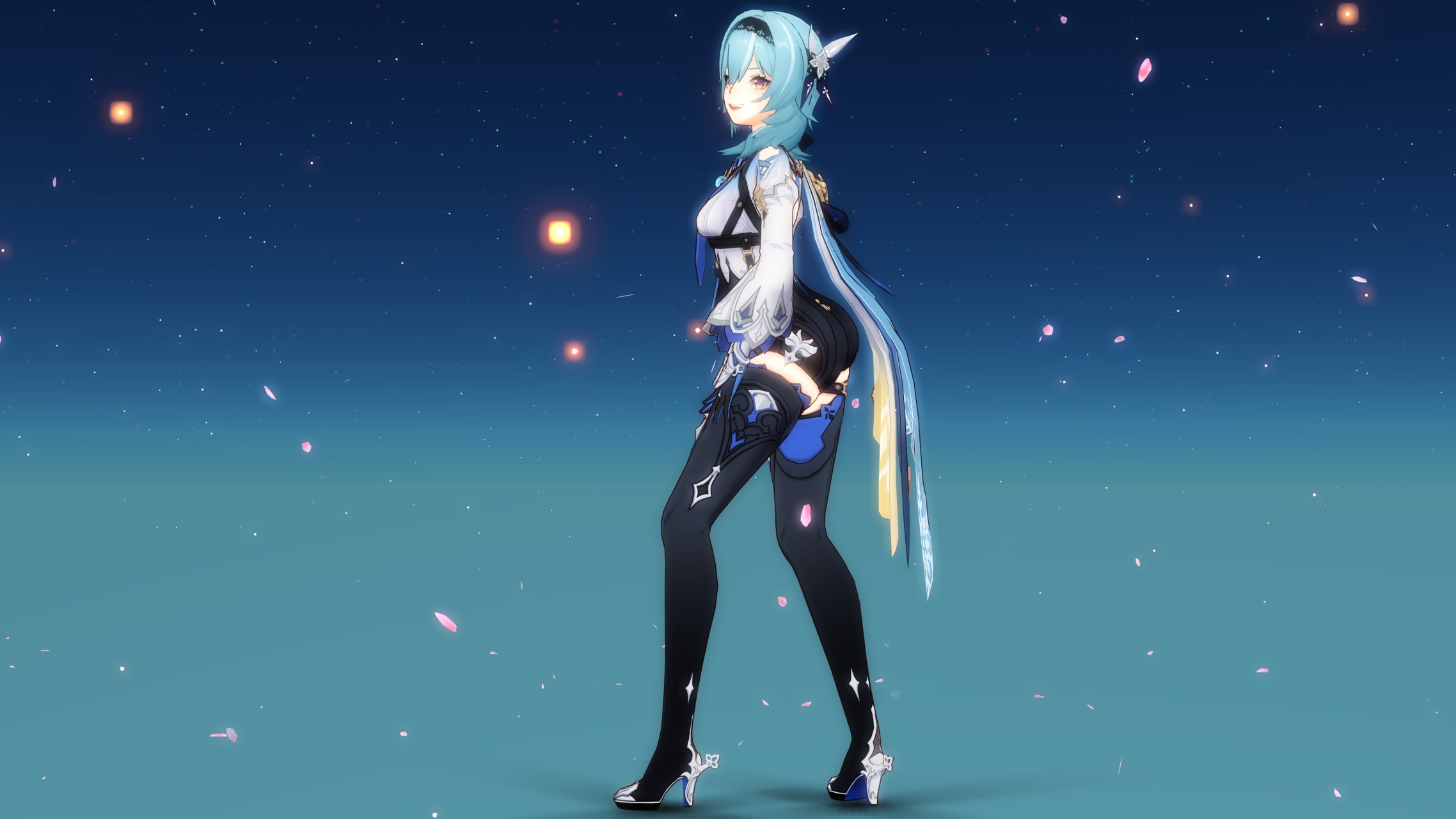 原神 优菈 翘臀