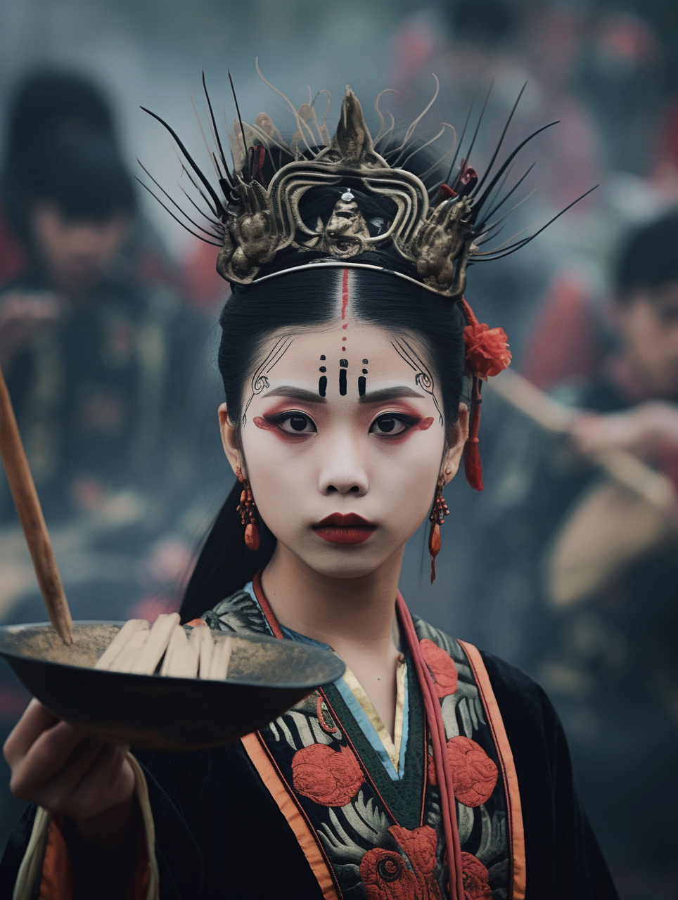 傩戏 江西万载开口傩  "大家好,今天我来跟大家聊一聊江西万载的开口