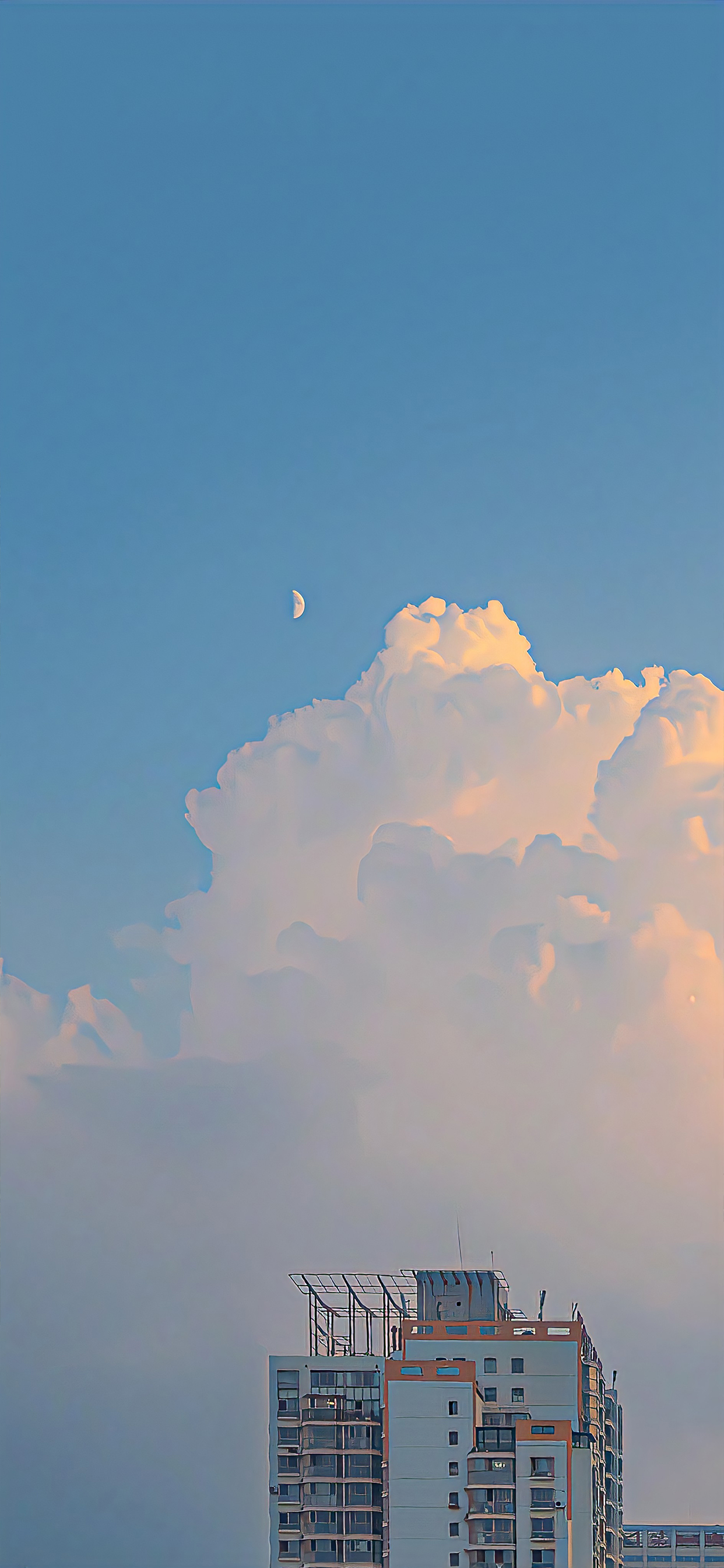 蓝天白云手机壁纸 天空很蓝,云朵很懒,愿每个仰望天空的你,看到的都是