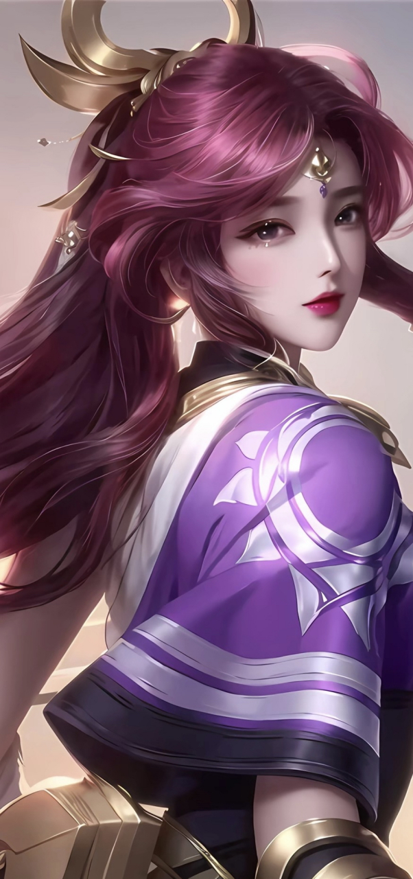 王者荣耀 伽罗 高清手机壁纸来喽  不知古道上的风从何处起,可它去往