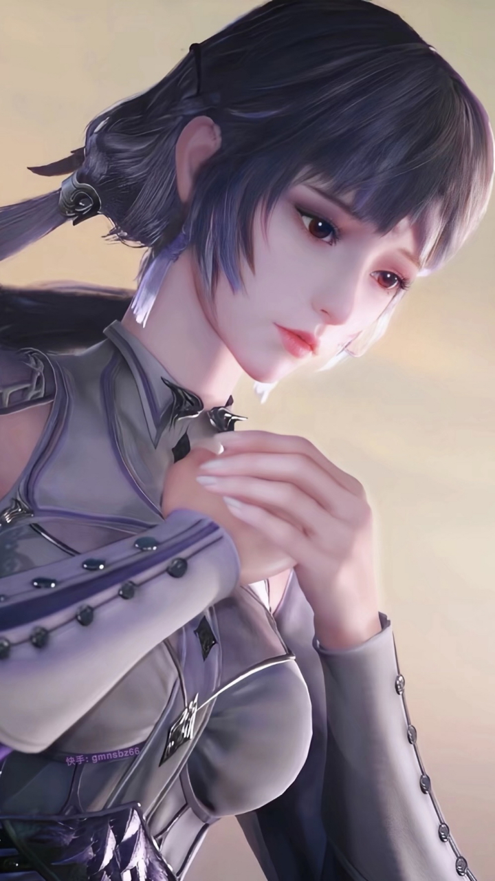 斗罗大陆 白沉香 高清手机壁纸来喽  敏之一族白沉香,她眼睛清澈明亮