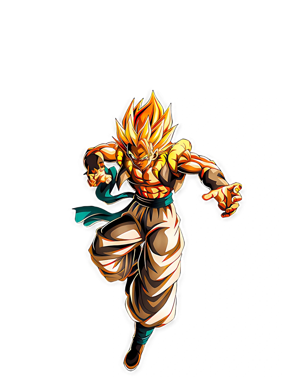 龙珠素材分享|融合战士 悟吉塔登场 dokkan9周年活动人物 马甲男孩悟