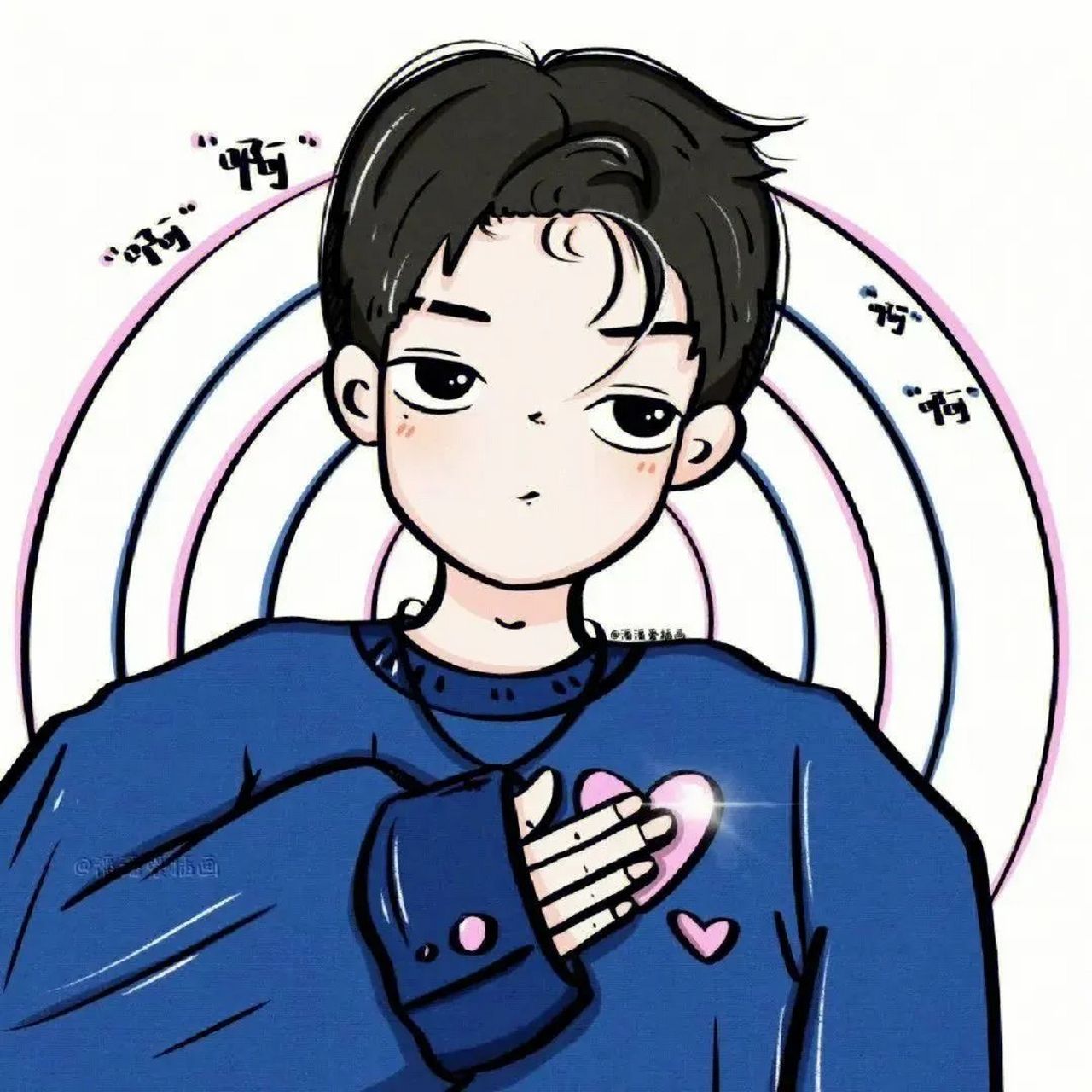 狙中心脏 情侣头像集