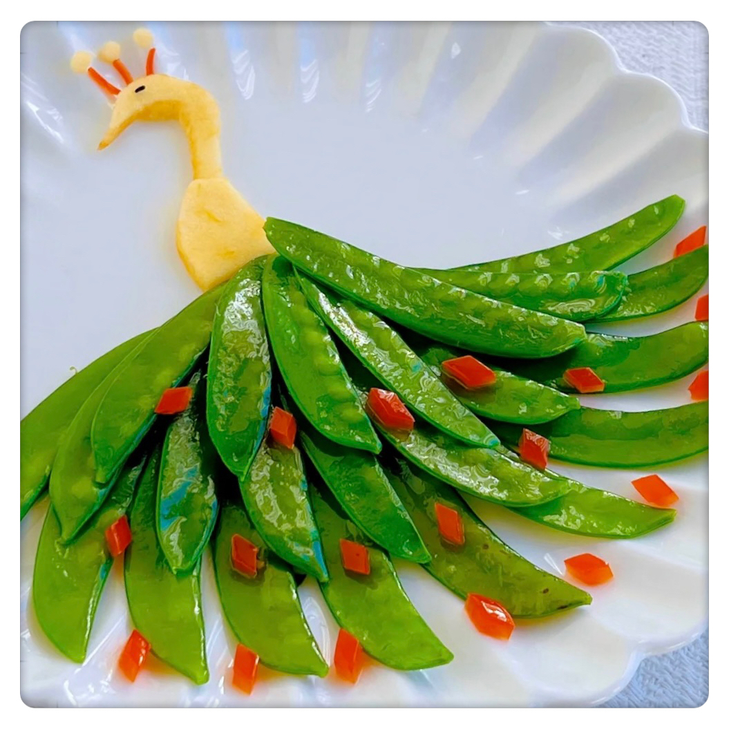 年夜菜:孔雀开屏