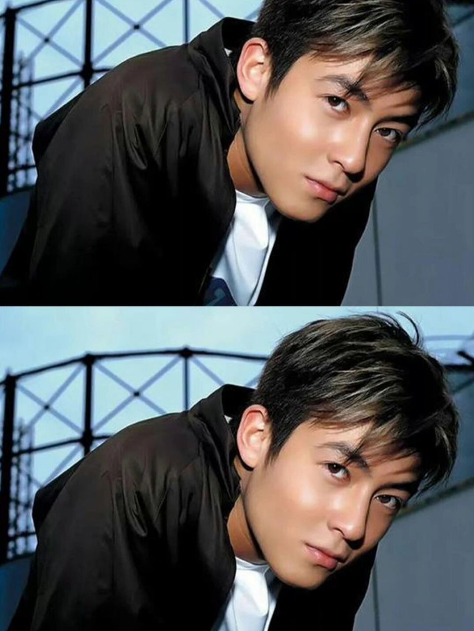 港圈少爷陈冠希年轻时有多帅 早期的陈冠希,深邃的双眼充满魅力,两侧