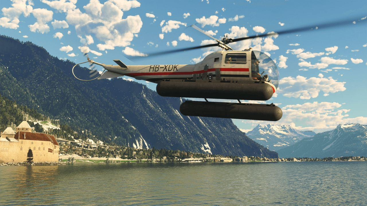 《微软飞行模拟器》新更新:贝尔47j直升机,加勒比海新探索