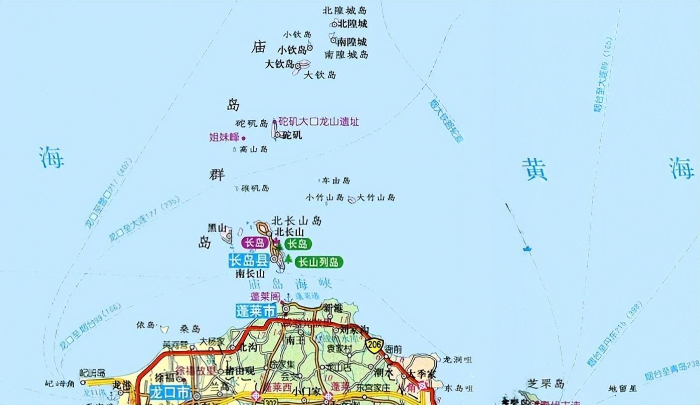 三 ,庙岛群岛和北隍岛