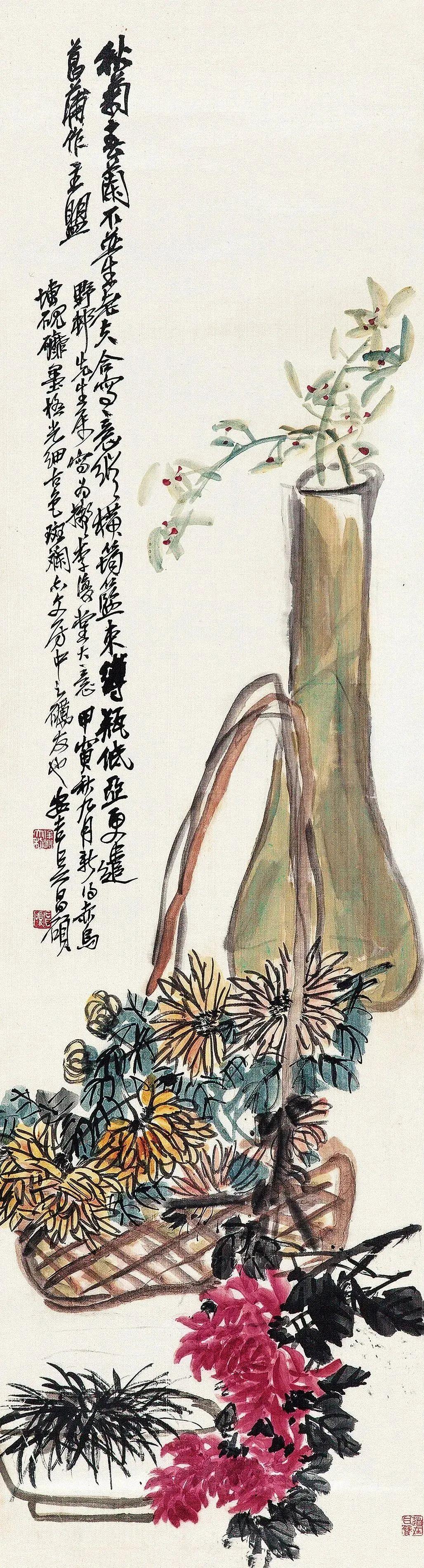 吴昌硕花鸟画赏析