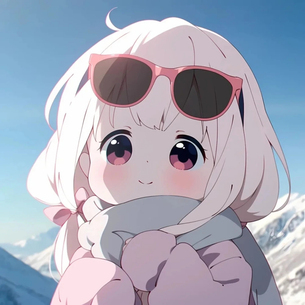 卡通可爱动漫女生头像 山前山后都是路 有风无风都自由~ #最靓头像