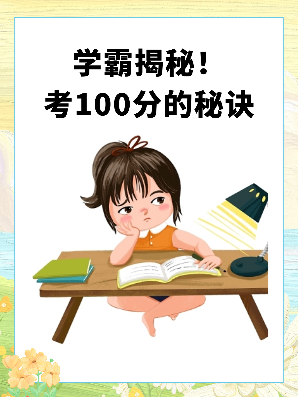 渴望在考试中一举拿下100分,成为学霸中的佼佼者?