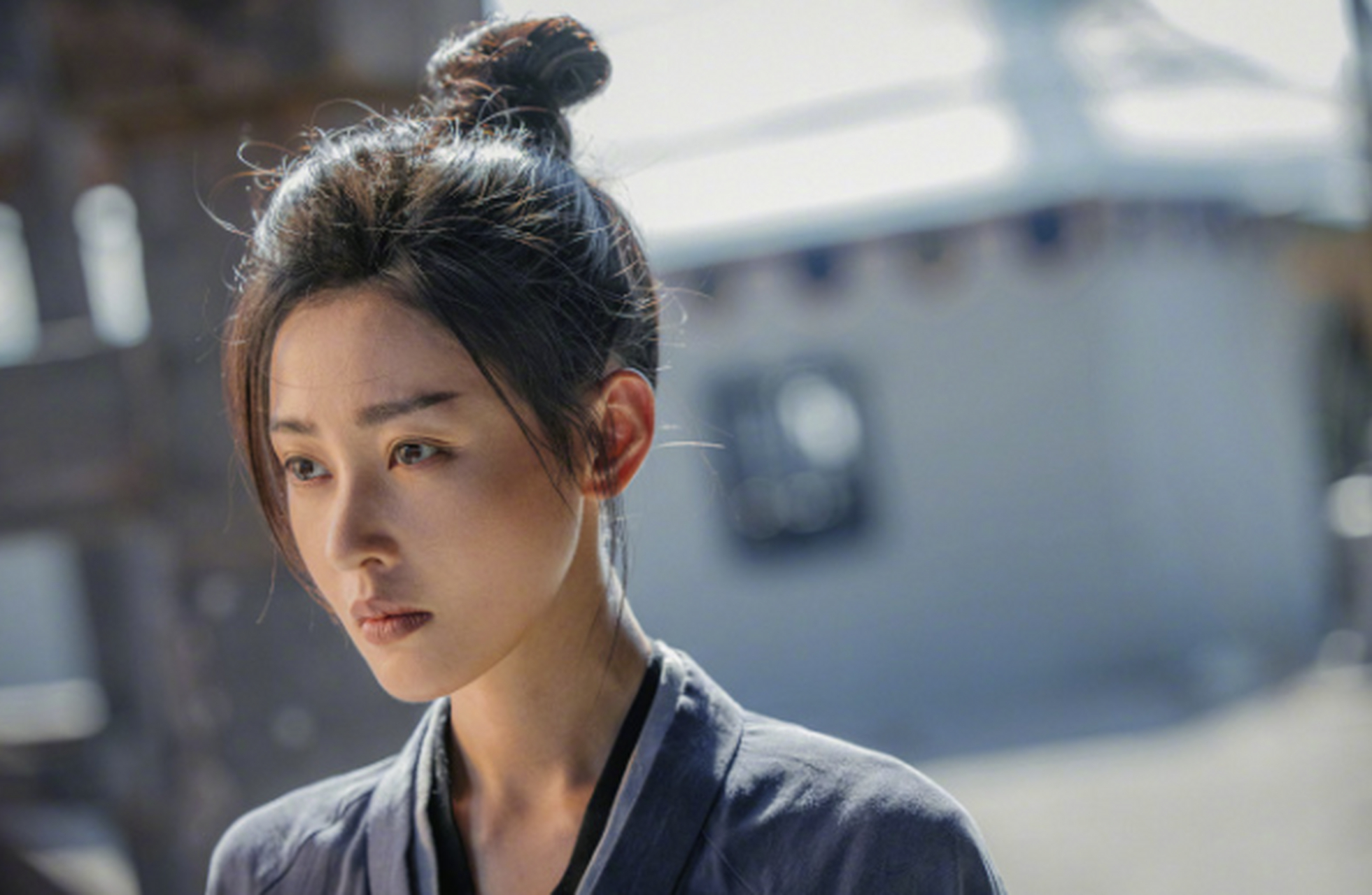 张天爱新剧的古装造型,很飒,内娱唯一的老公姐!