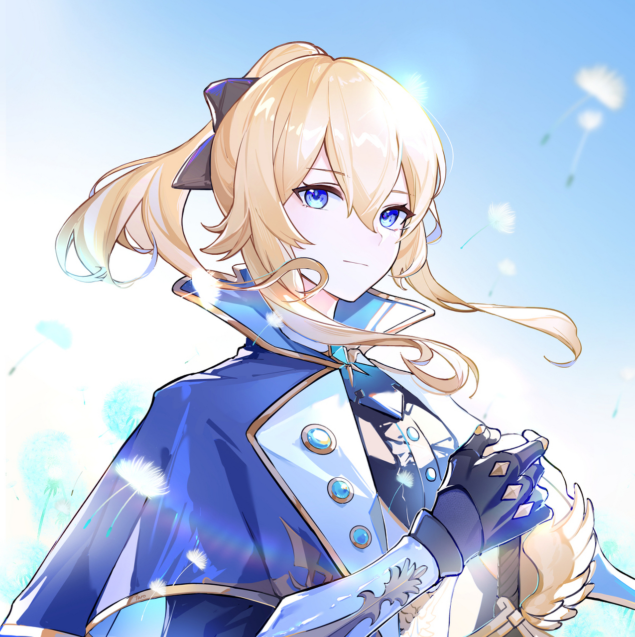 温柔可靠的琴团长 #原神# 画师:taroco