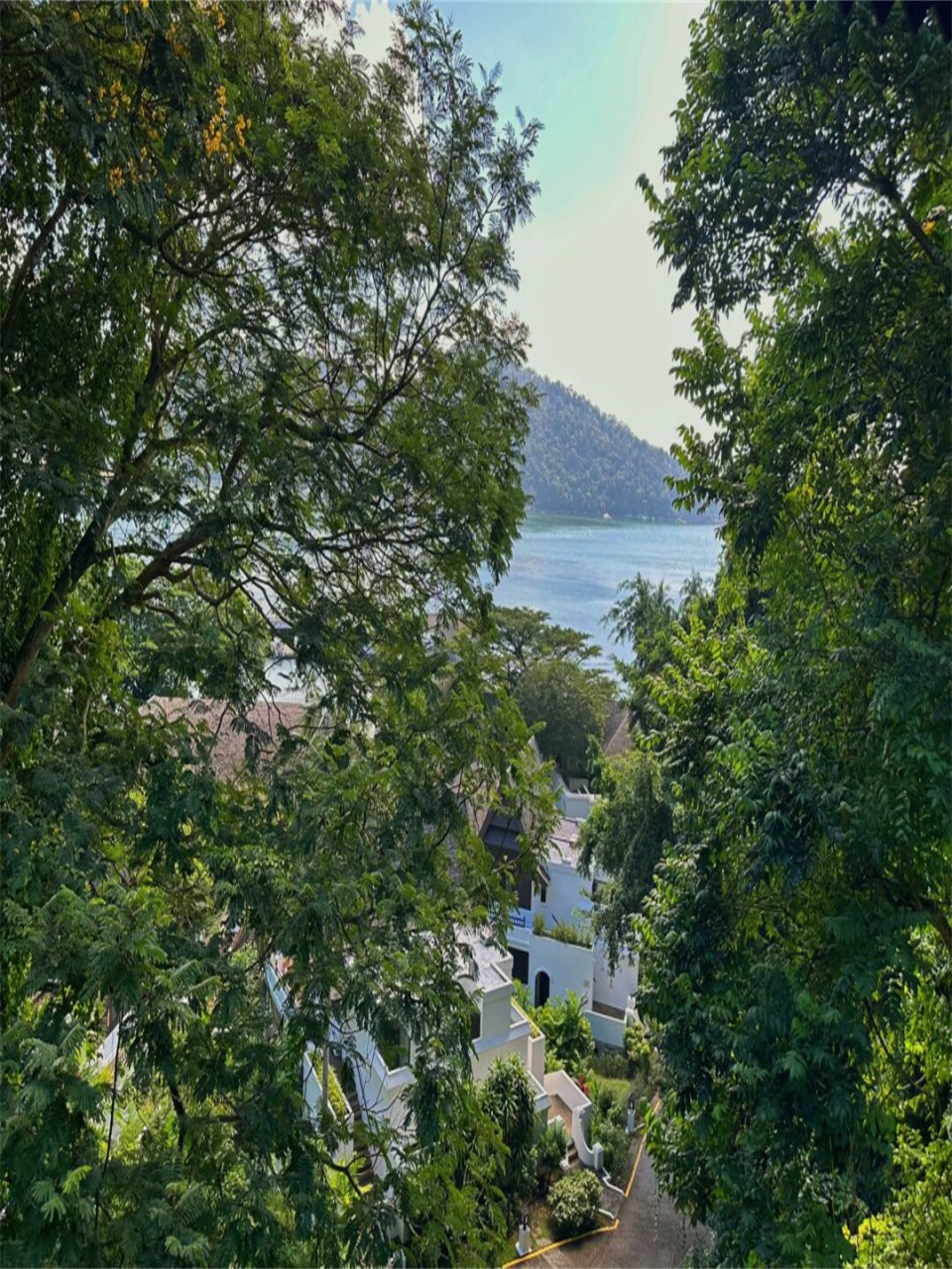 绿中海度假村  在装饰上,绿中海度假村注重细节的处理,从灯光的布置