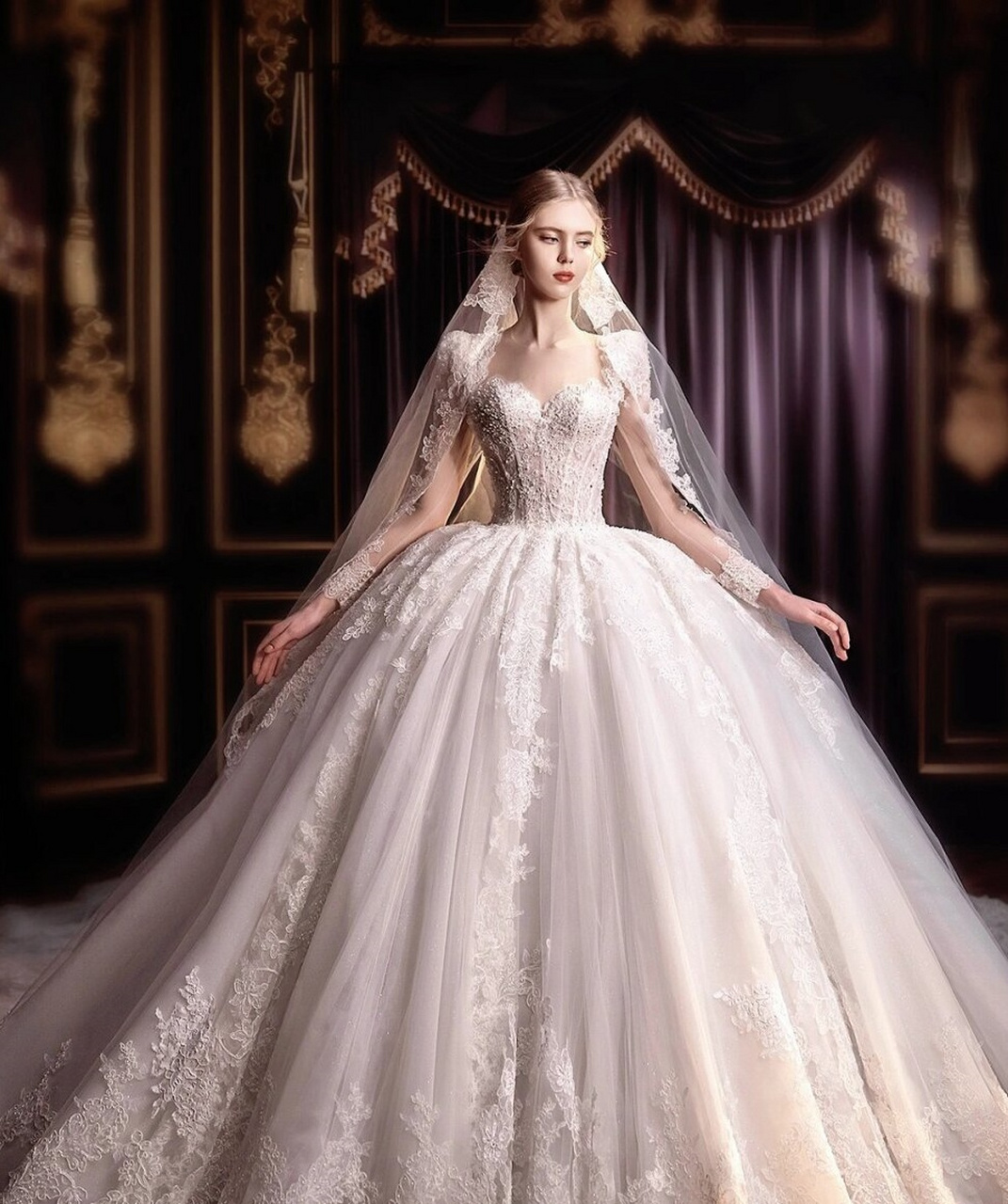 美得不可方物的蕾丝  每一处细节都散发着绮丽的魅力,让人一见倾心.无