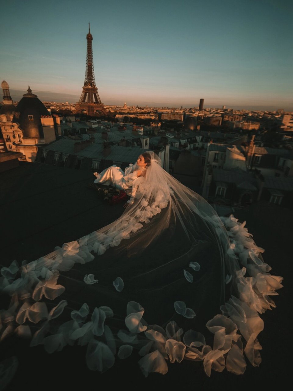 巴黎婚纱照,浪漫之都的甜蜜印记!