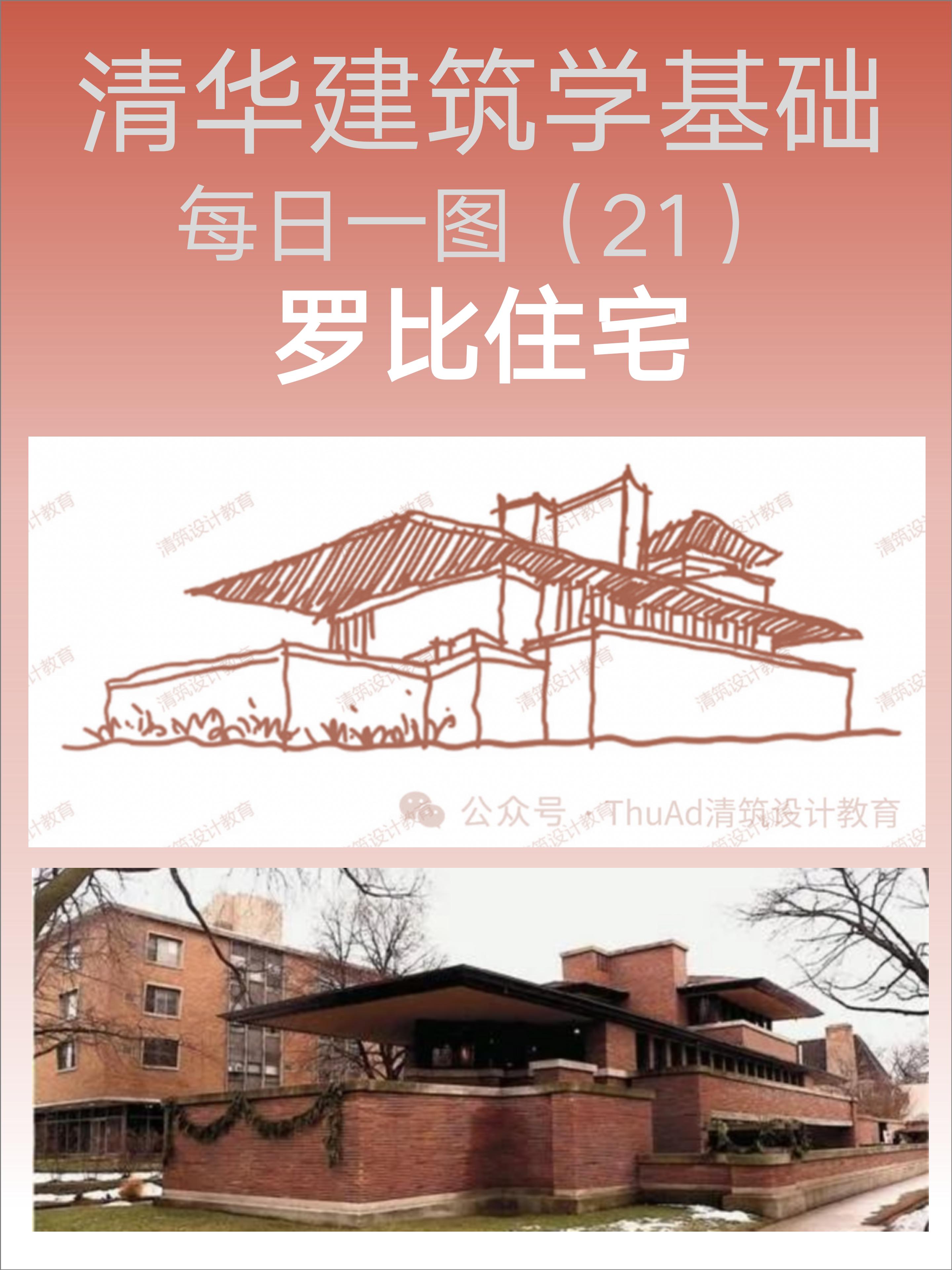 清华建筑每日一图(21)|罗比住宅