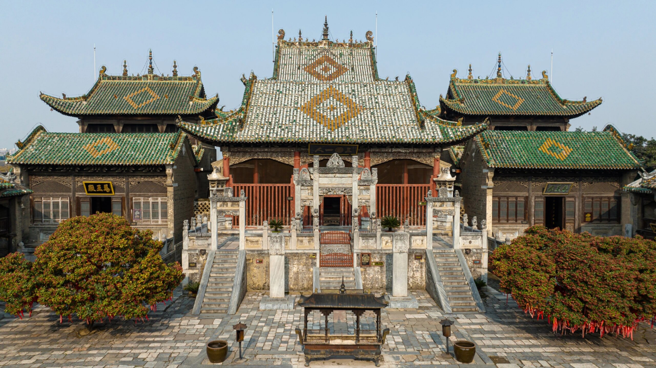 全国最漂亮的山陕会馆 河南社旗县山陕会馆航拍,这应该是全国现存最