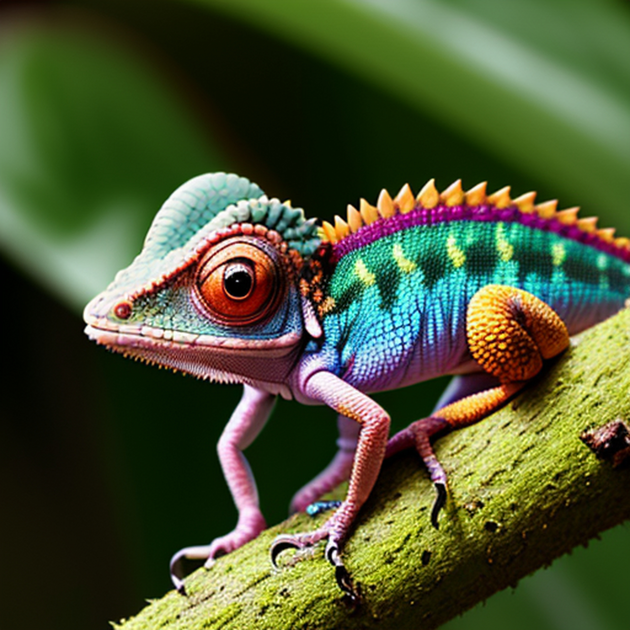 变色龙是一种以色彩变化而闻名的爬行动物