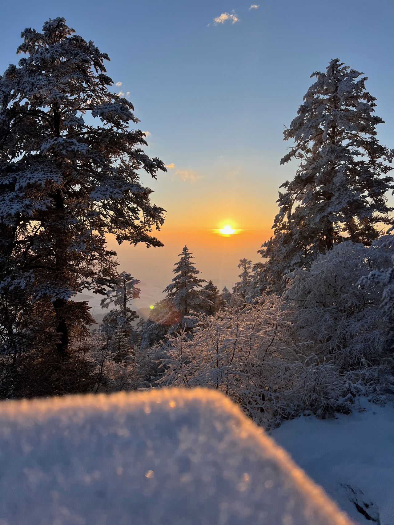 西岭雪山日出之旅