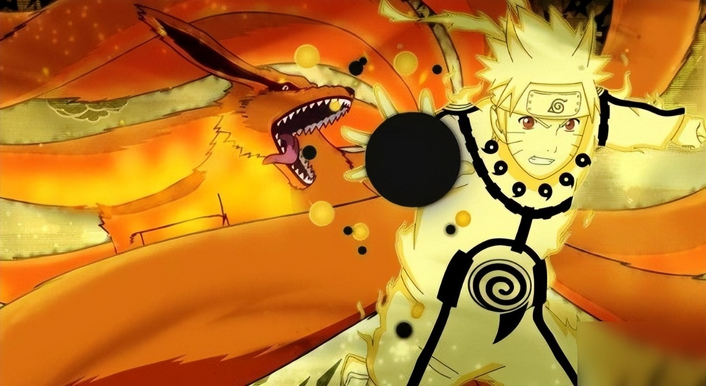 鸣人的螺旋丸威力不变,形态变