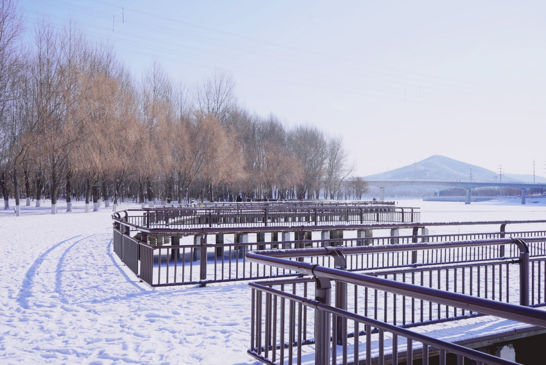 锦州雪景图片