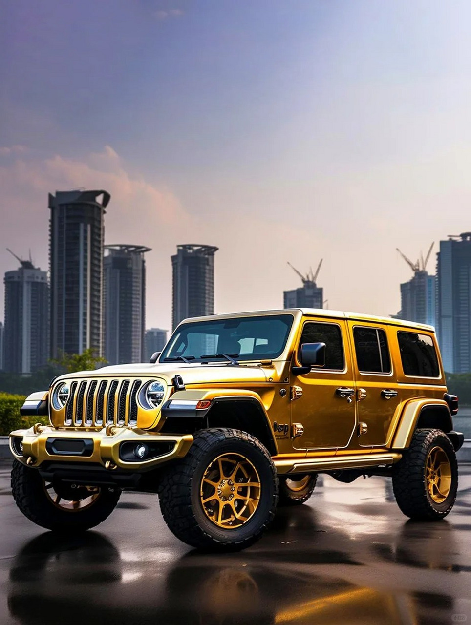 吉普牧马人,硬派越野 牧马人作为吉普品牌的代表,可以说是越野车的