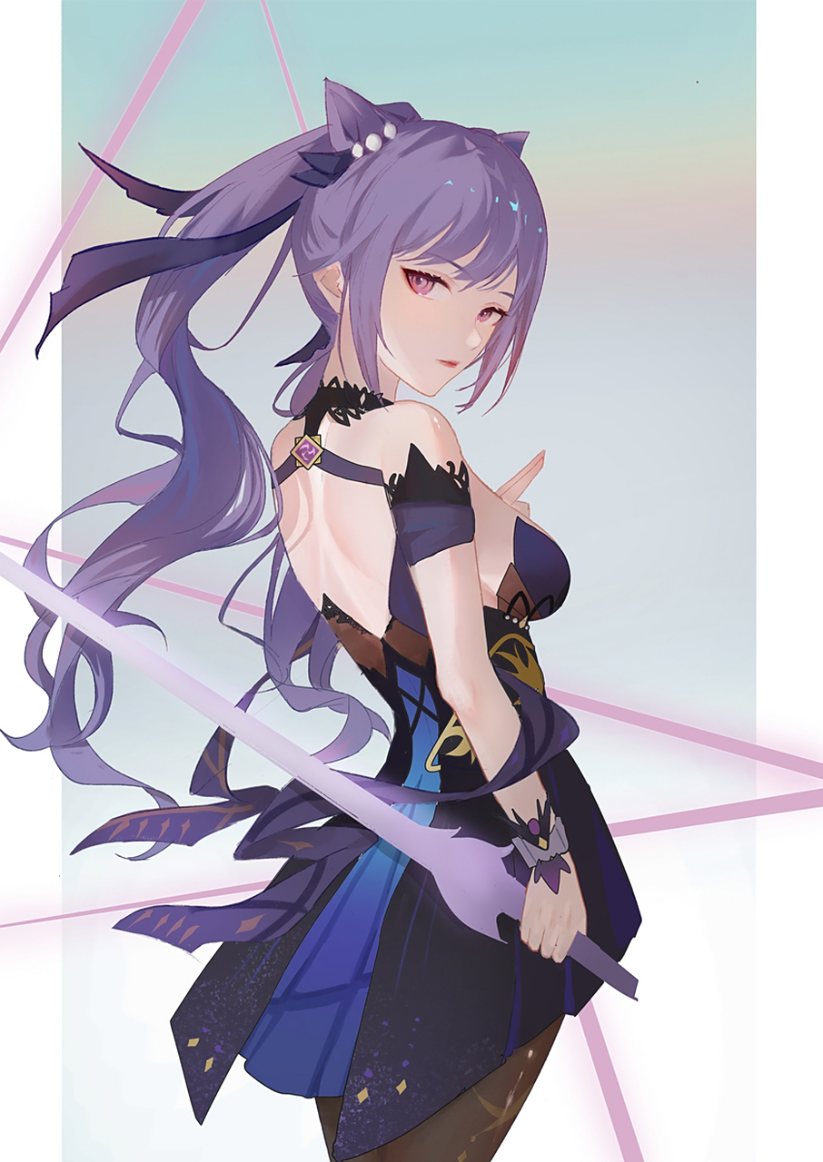 飒爽的刻晴 #原神# 画师:biao