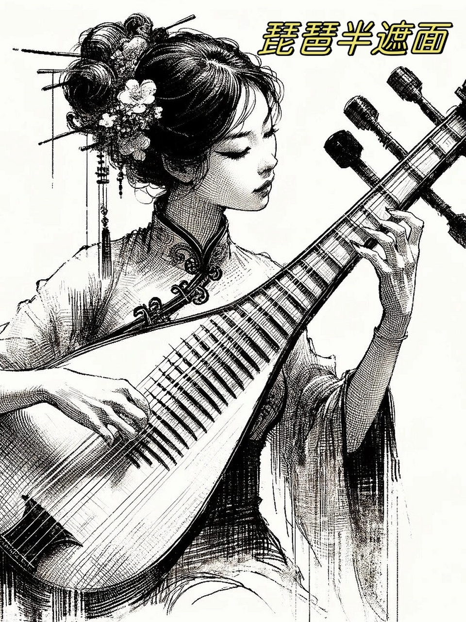 最近,我在尝试一些新的绘画形式,比如黑白装饰画和针管笔手绘