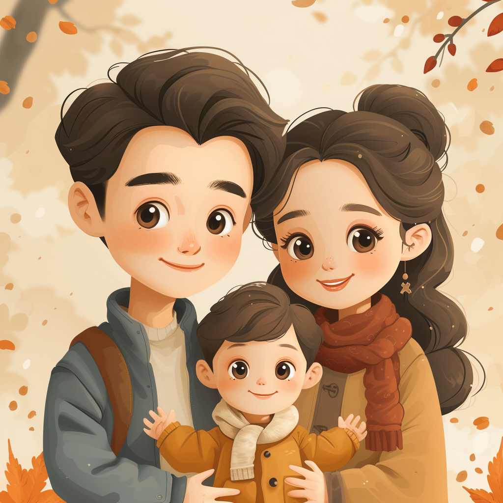 让我们一起换上亲子头像,展现家庭的幸福和温暖