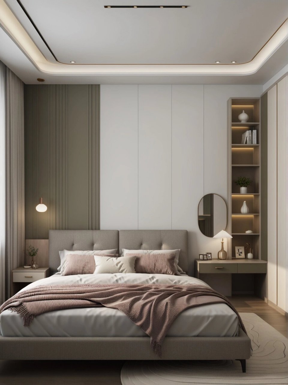 轻奢奶油风格卧室装修攻略   轻奢奶油风卧室装修,是一种充满浪漫与