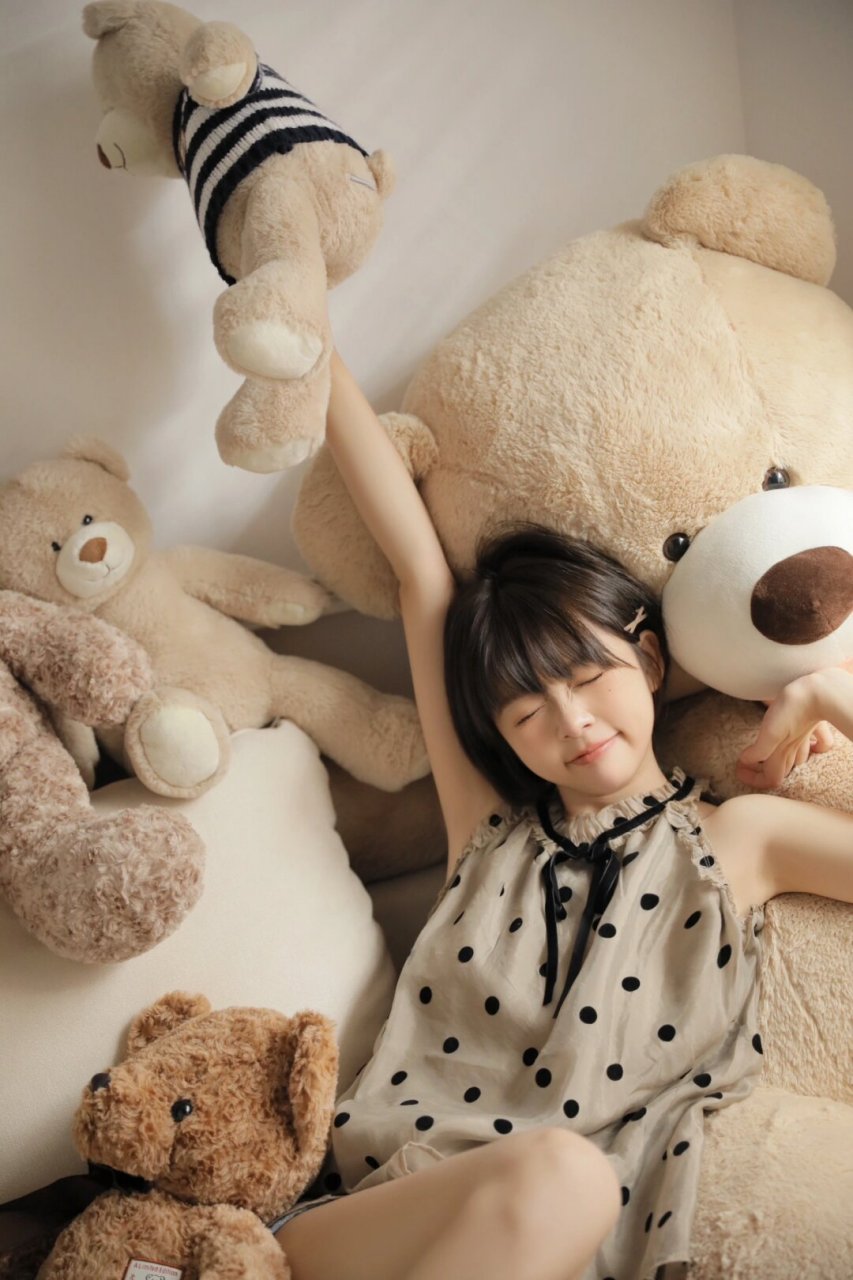 今天的少女感是熊熊给的