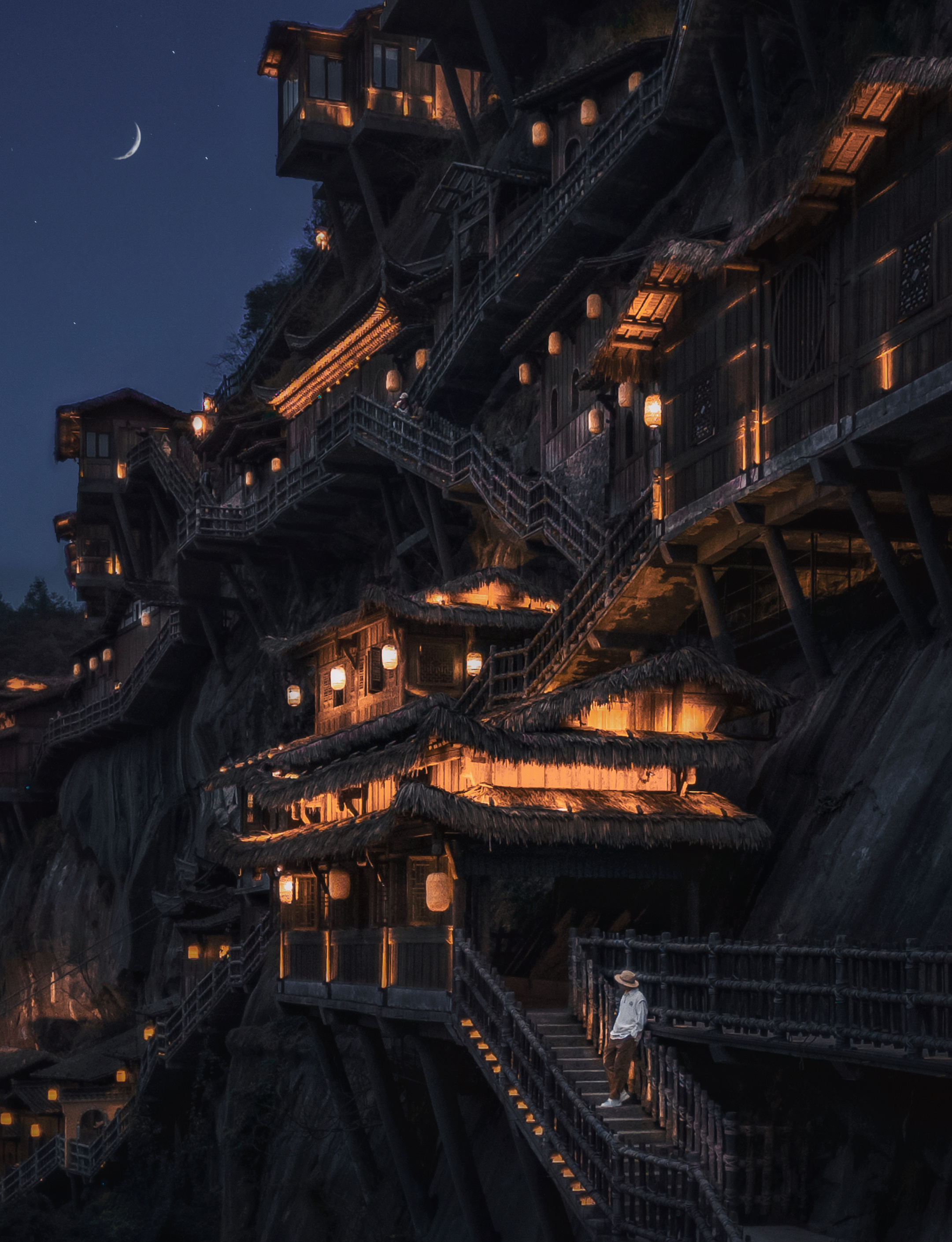 望仙谷悬崖民宿,春节强烈推荐