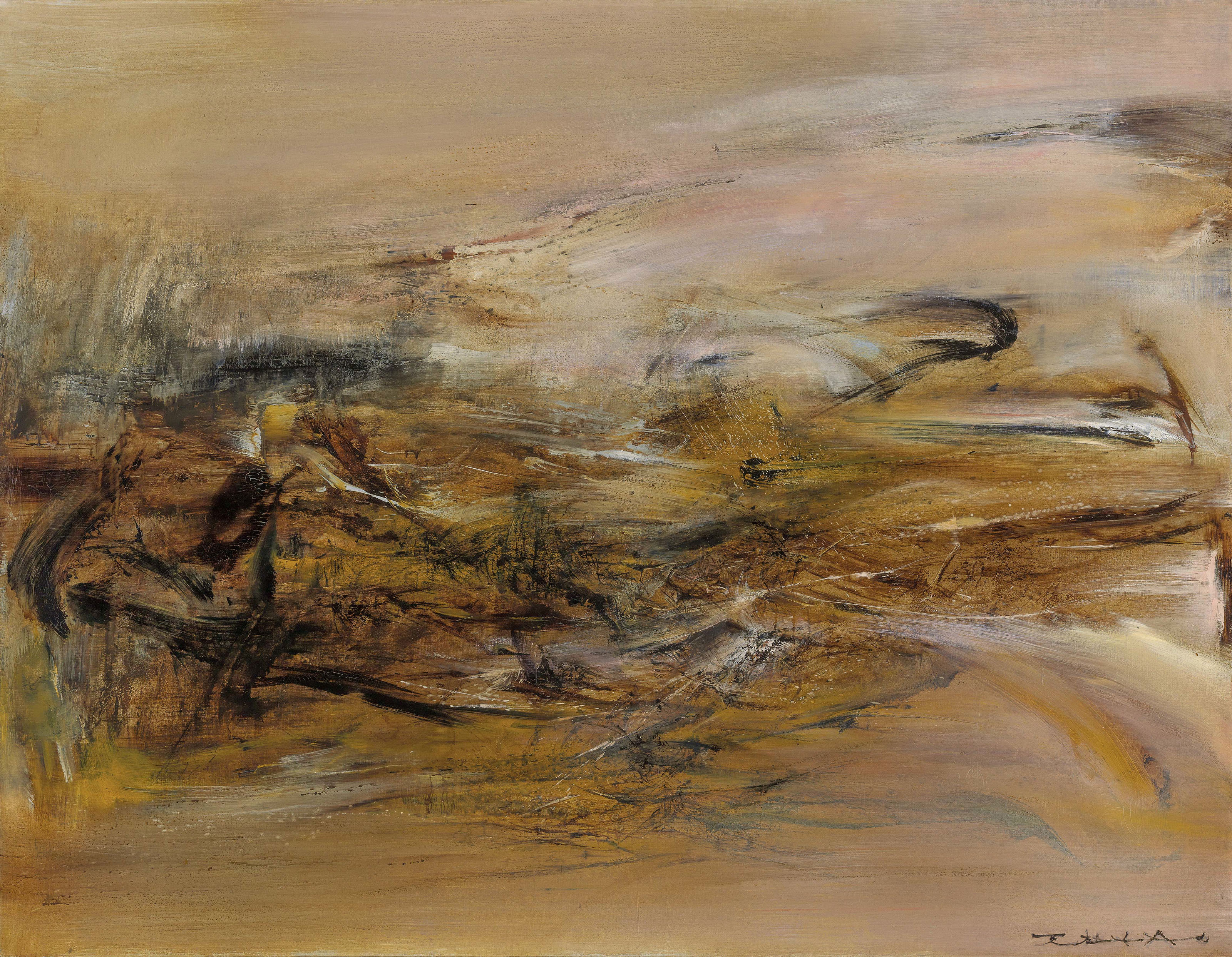 赵无极油画作品赏析