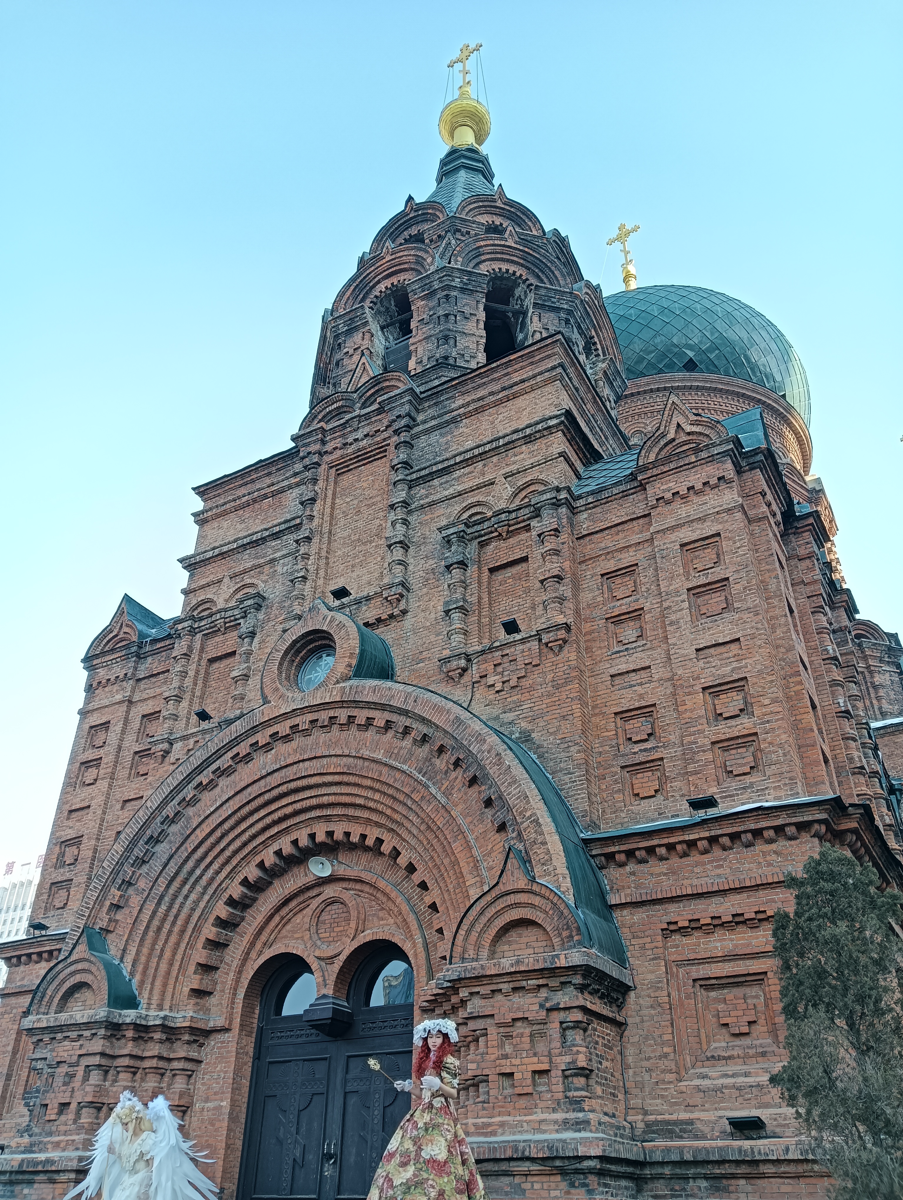 哈尔滨圣索菲亚教堂俄罗斯公主写真!