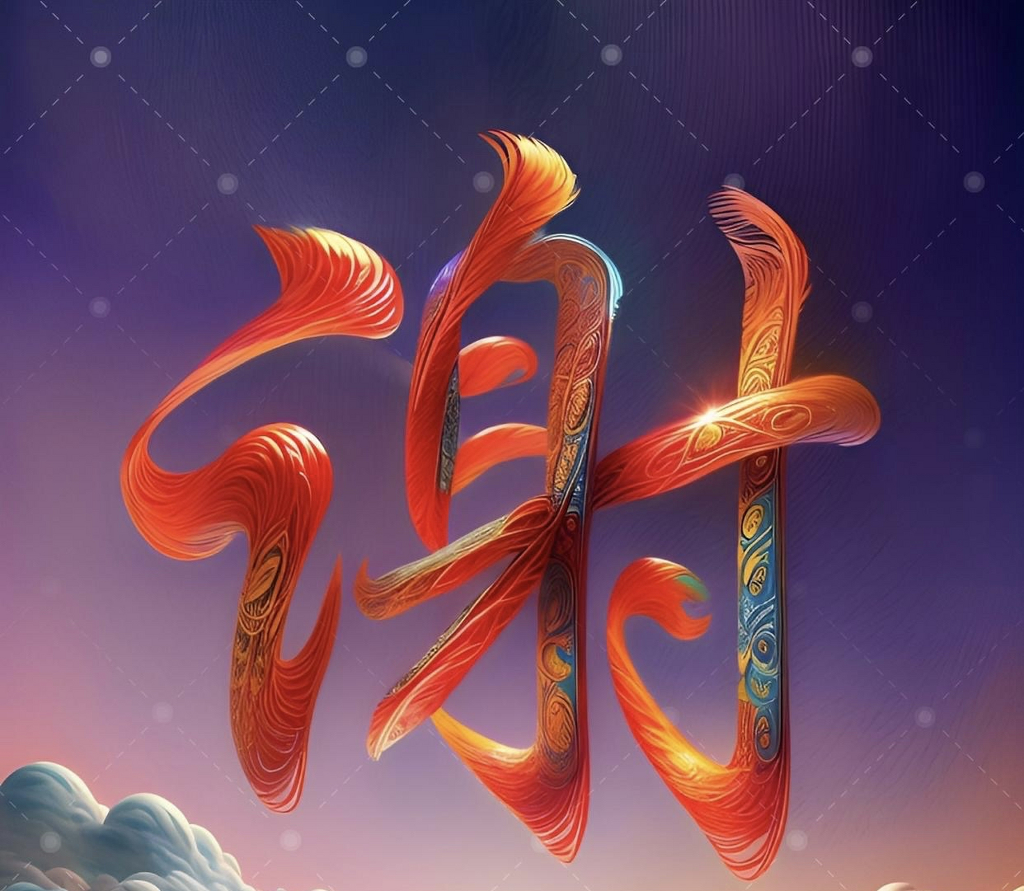 姓氏头像 浴火凤凰