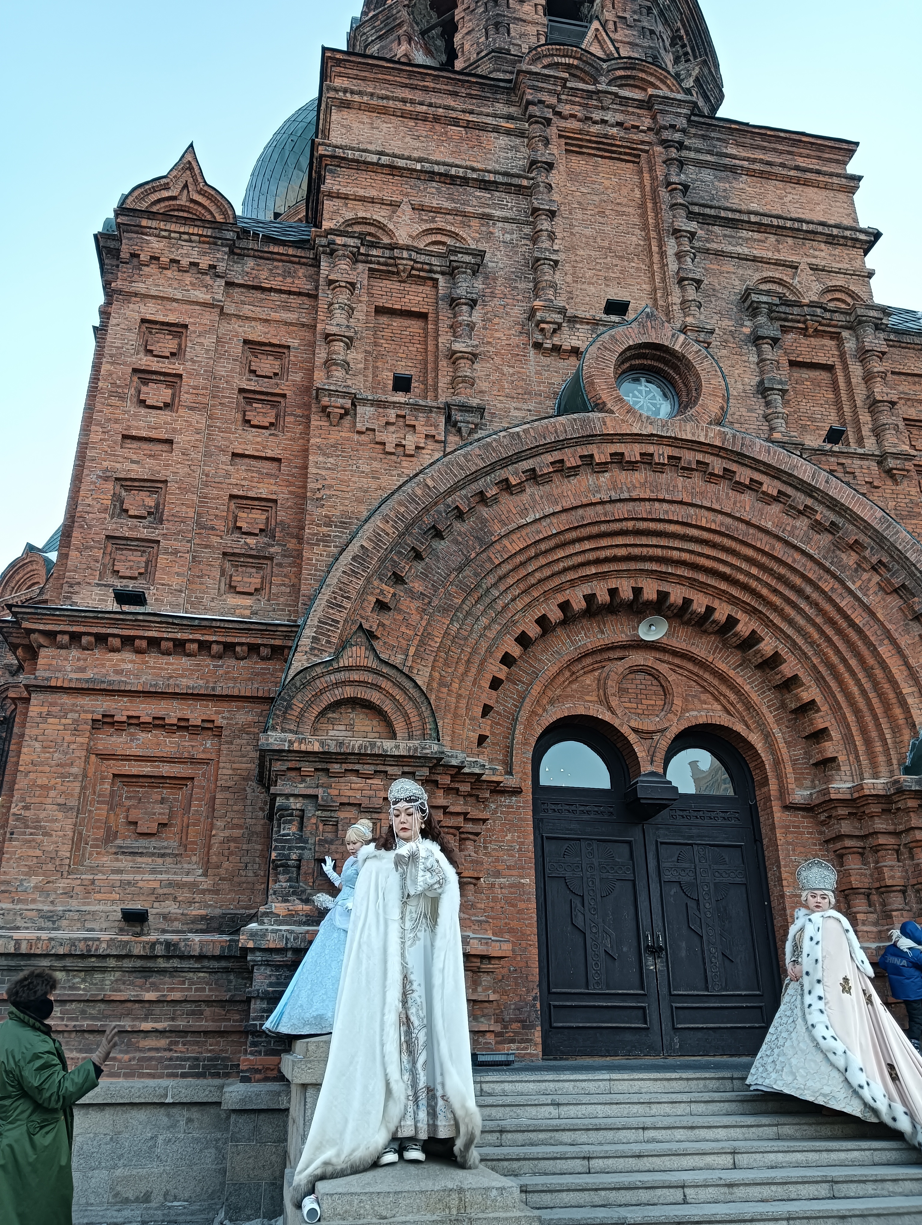 哈尔滨圣索菲亚教堂俄罗斯公主写真!