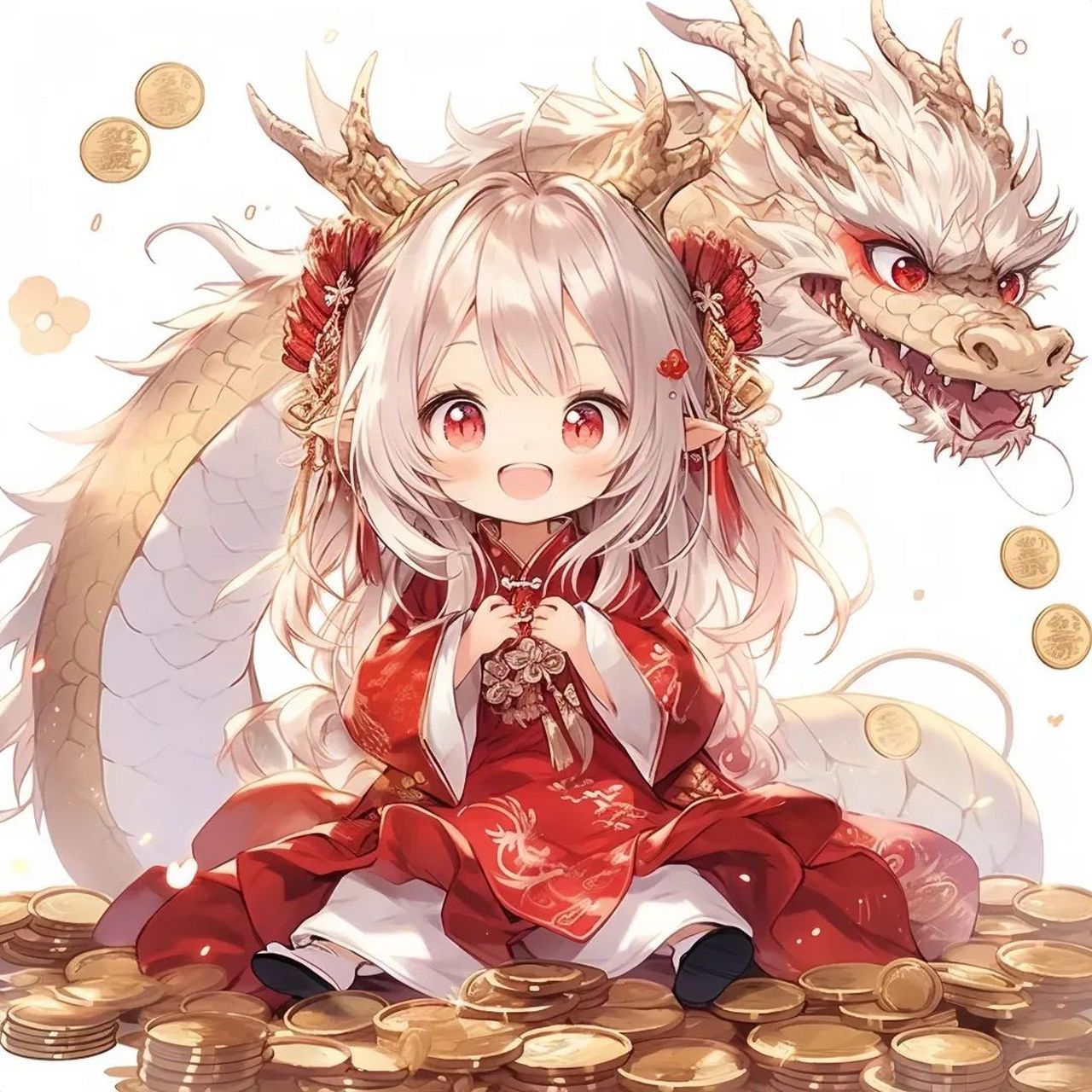 一眼封神的绝版龙年限定头像